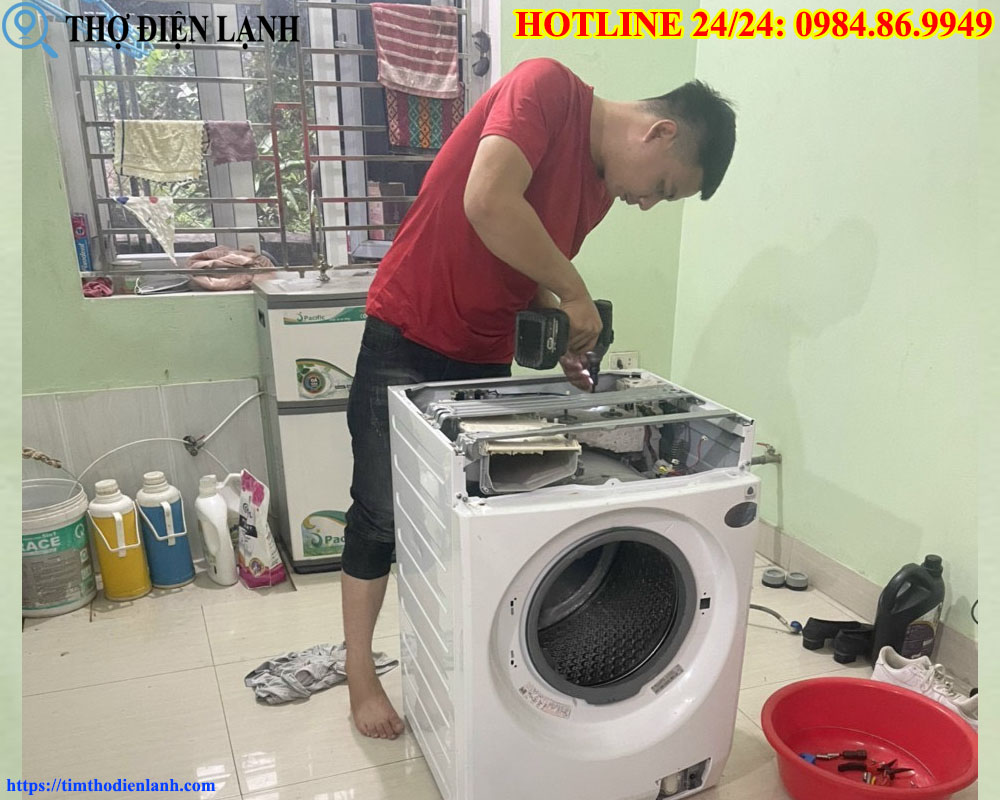Sửa máy giặt Whirlpool bị liệt phím bấm
