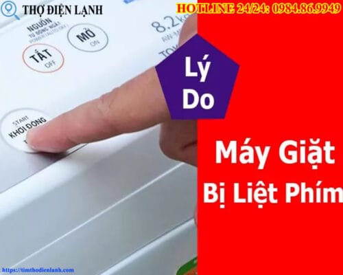 Sửa máy giặt bị liệt phím