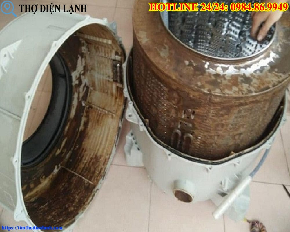 Sửa máy giặt bị ngập nước