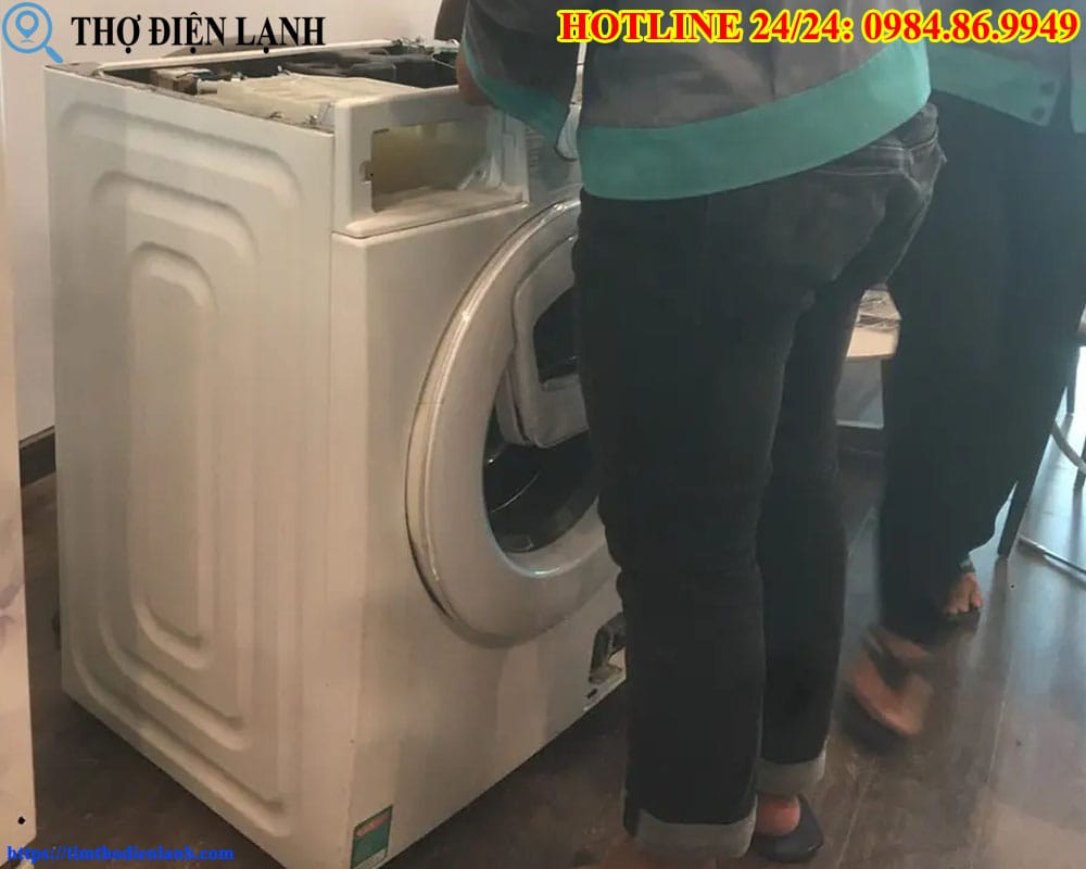 Tắt máy giặt AEG mà nước vẫn chảy