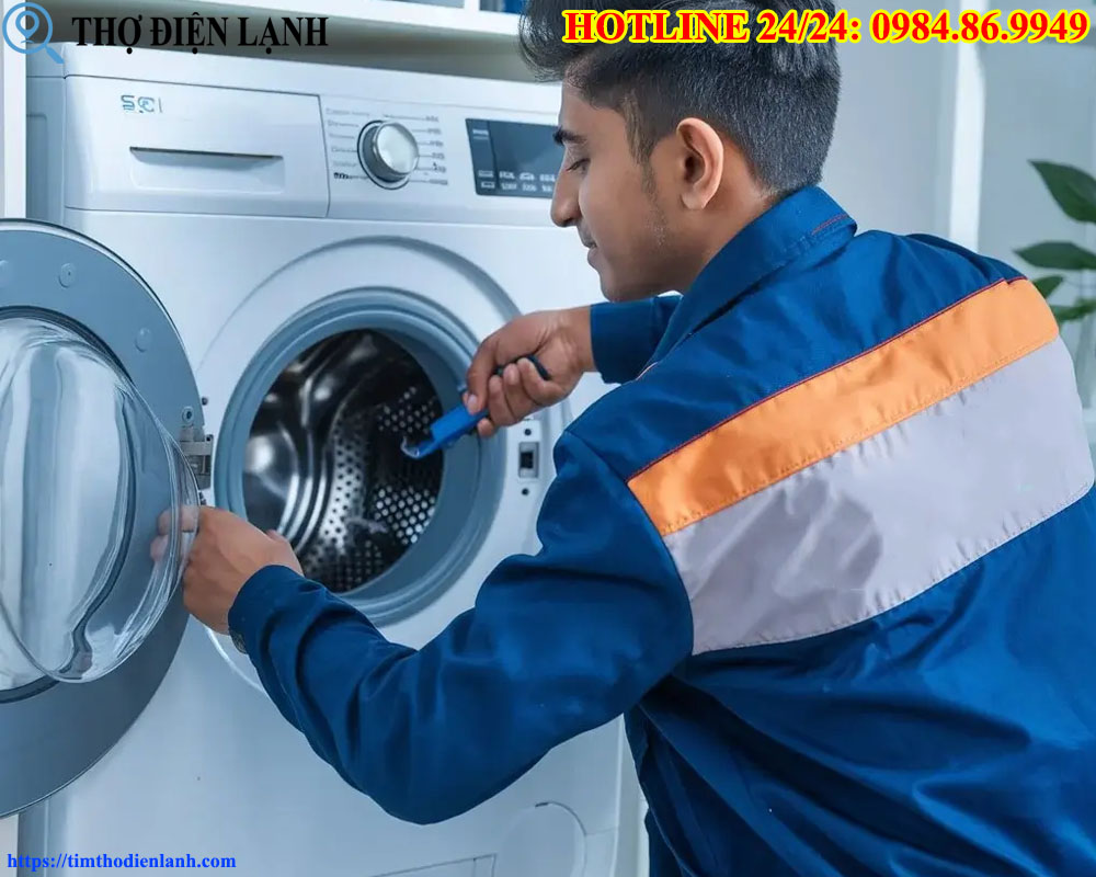 Tắt máy giặt Aqua mà nước vẫn chảy