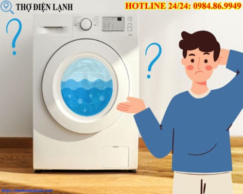 Tắt máy giặt Kangaroo mà nước vẫn chảy