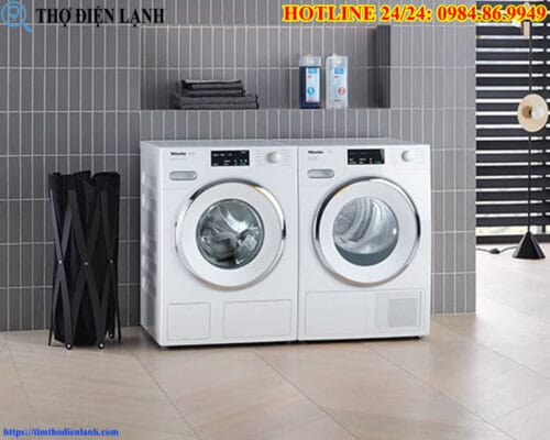 Tắt máy giặt Miele mà nước vẫn chảy