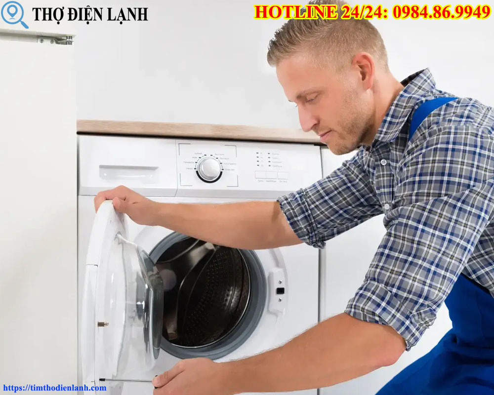 Tắt máy giặt Siemens mà nước vẫn chảy