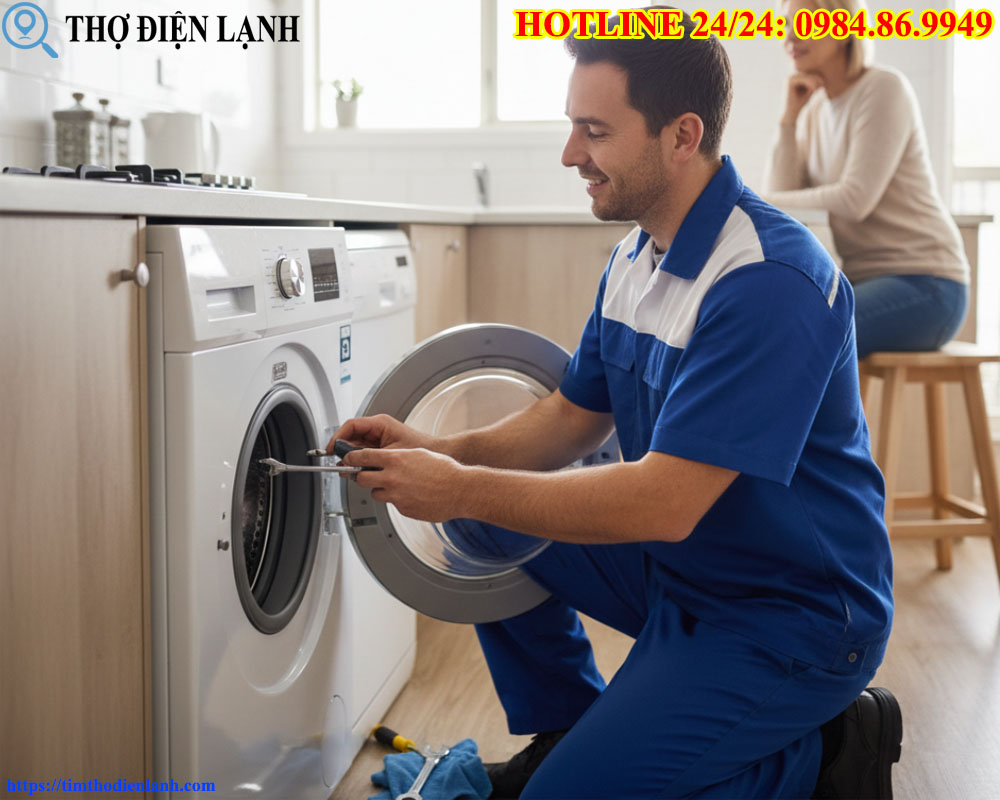 Tắt máy giặt TCL mà nước vẫn chảy