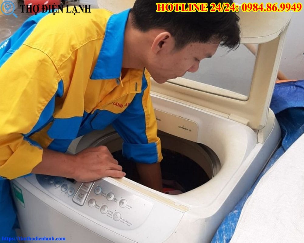 Thanh treo máy giặt