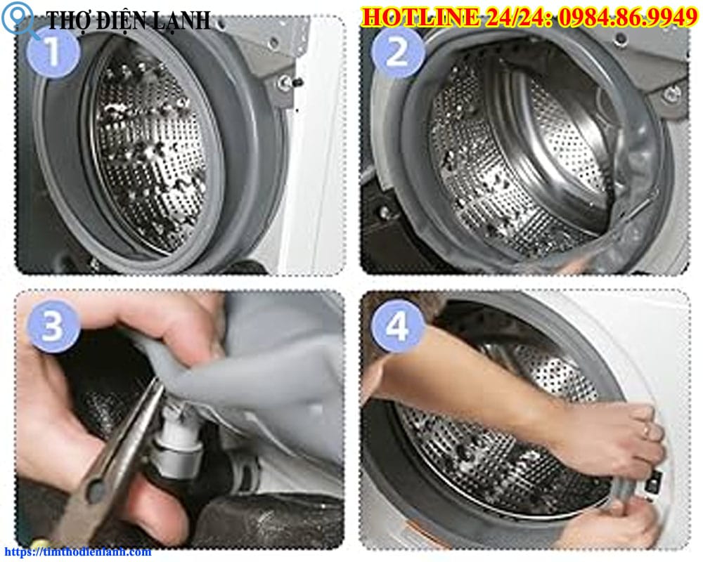 Thay Gioăng máy giặt Fagor