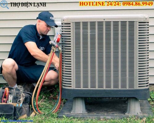 Thay gas điều hòa Aqua
