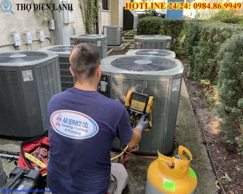 Thay gas điều hòa FUJITSU