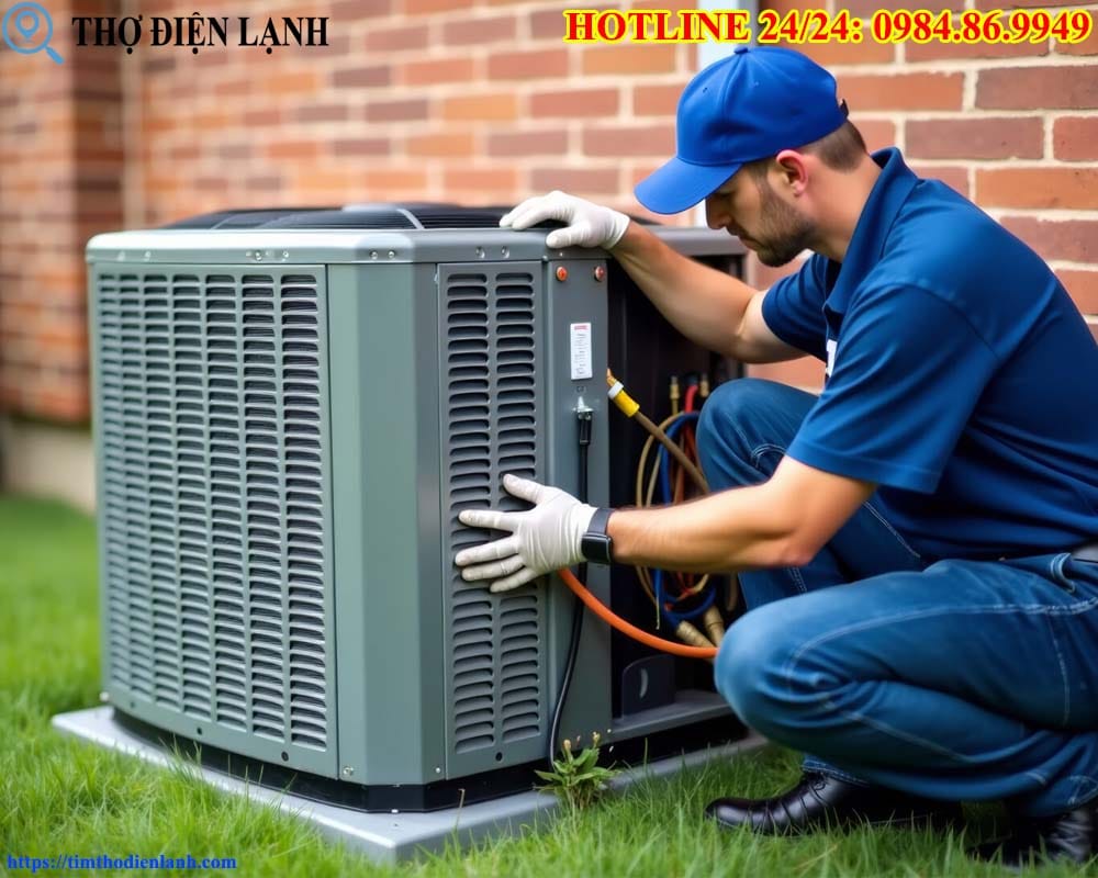 Thay gas điều hòa LG