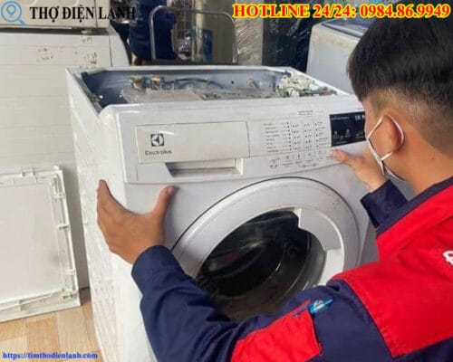 Thay lò xo máy giặt Casper