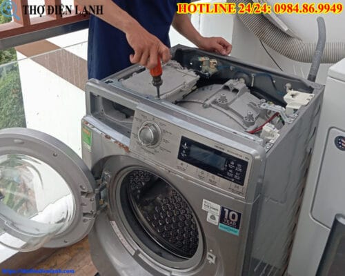 Thay lò xo máy giặt Hitachi