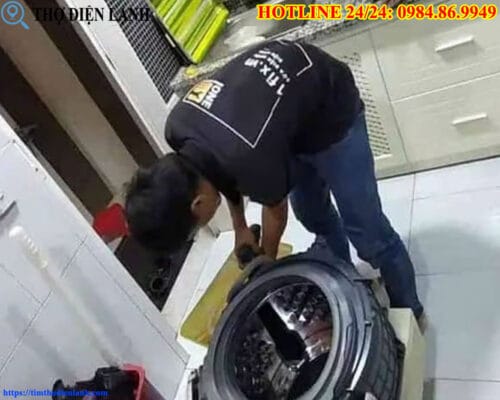 Thay lò xo máy giặt LG