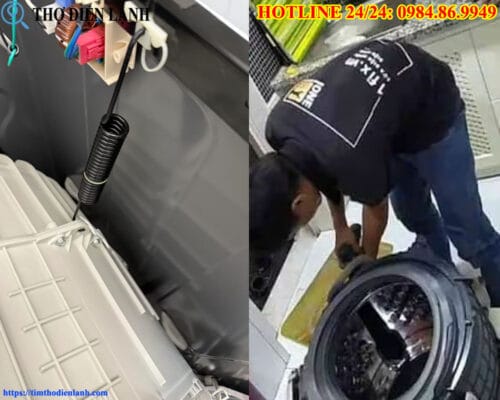 Thay lò xo máy giặt Samsung