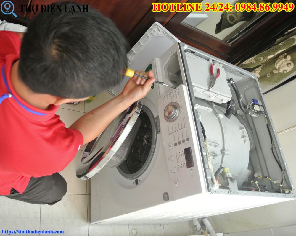 Thay lò xo máy giặt Toshiba