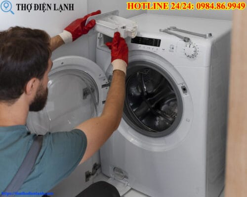 Thay phớt cửa máy giặt Haier