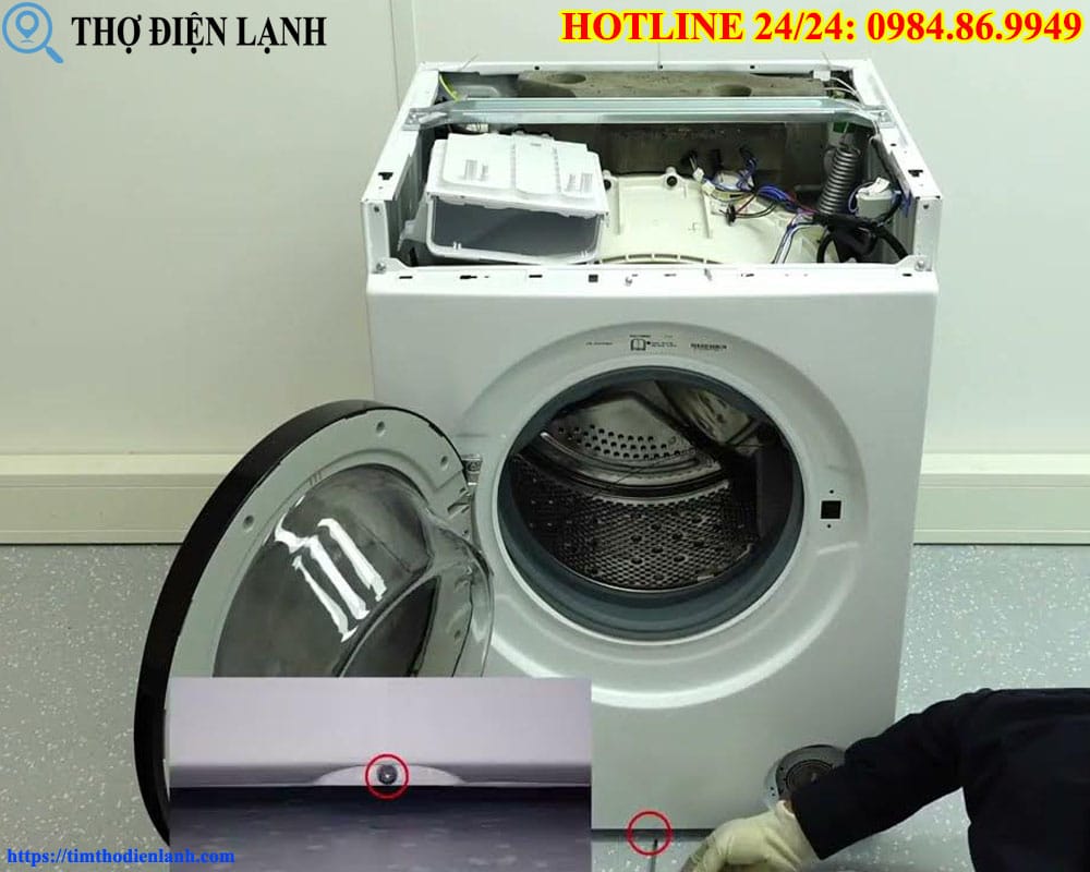 Thay phớt cửa máy giặt Kangaroo