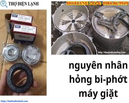 Thay phớt cửa máy giặt Midea