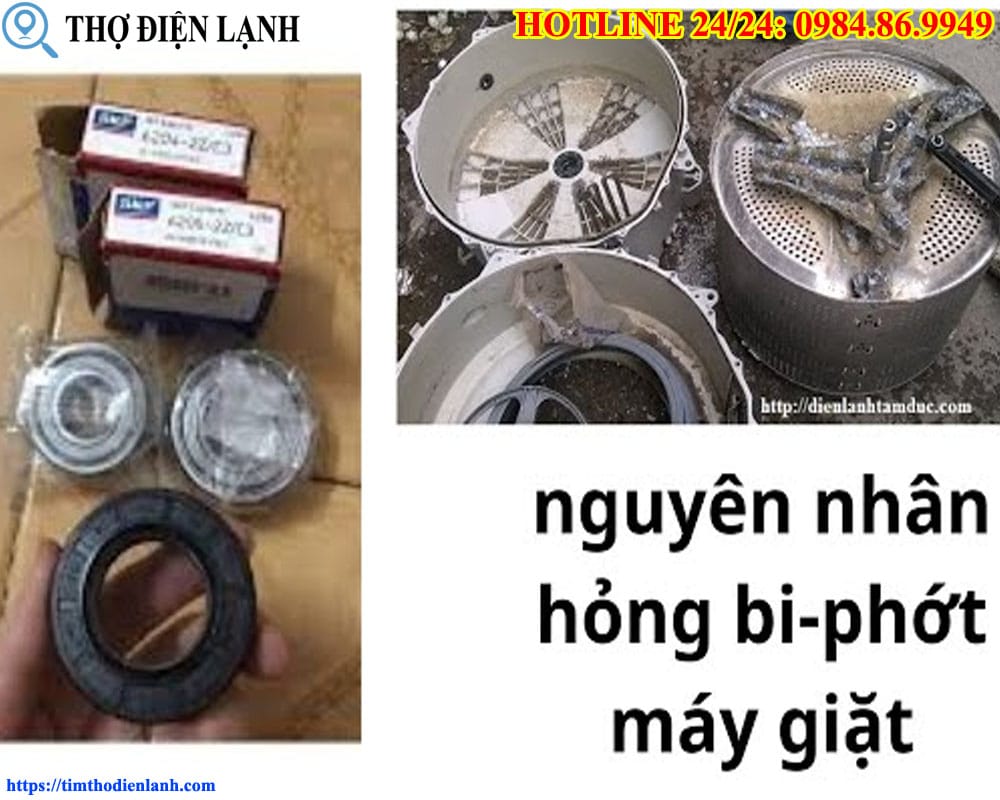 Thay phớt cửa máy giặt Midea