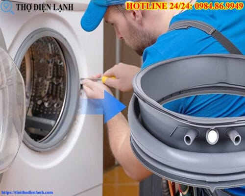 Thay phớt cửa máy giặt Miele