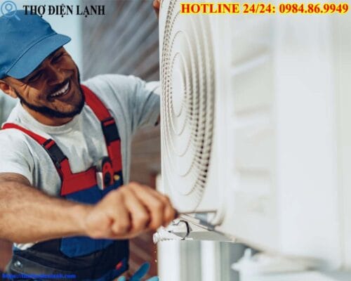 Thay quạt dàn nóng casper