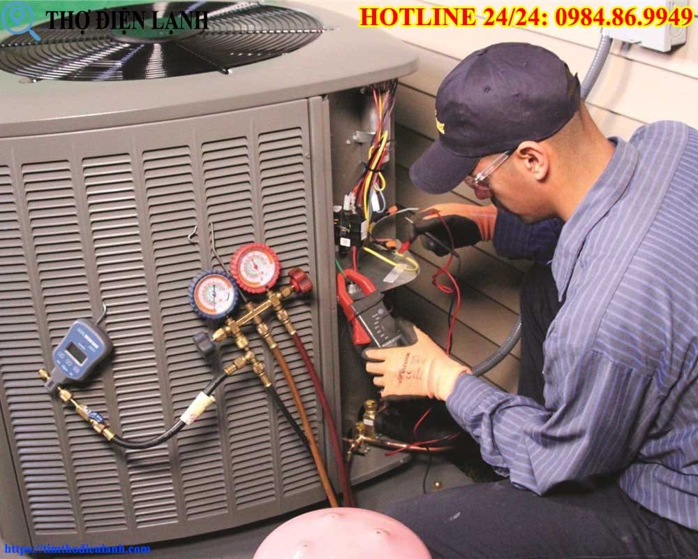 Thợ Sửa điều hòa midea công nghiệp chuyên nghiệp uy tín
