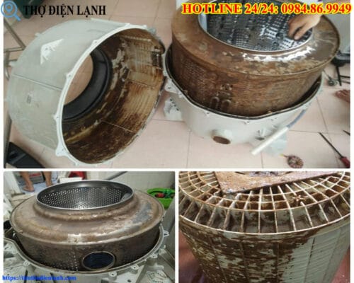 Vệ sinh máy giặt Electrolux