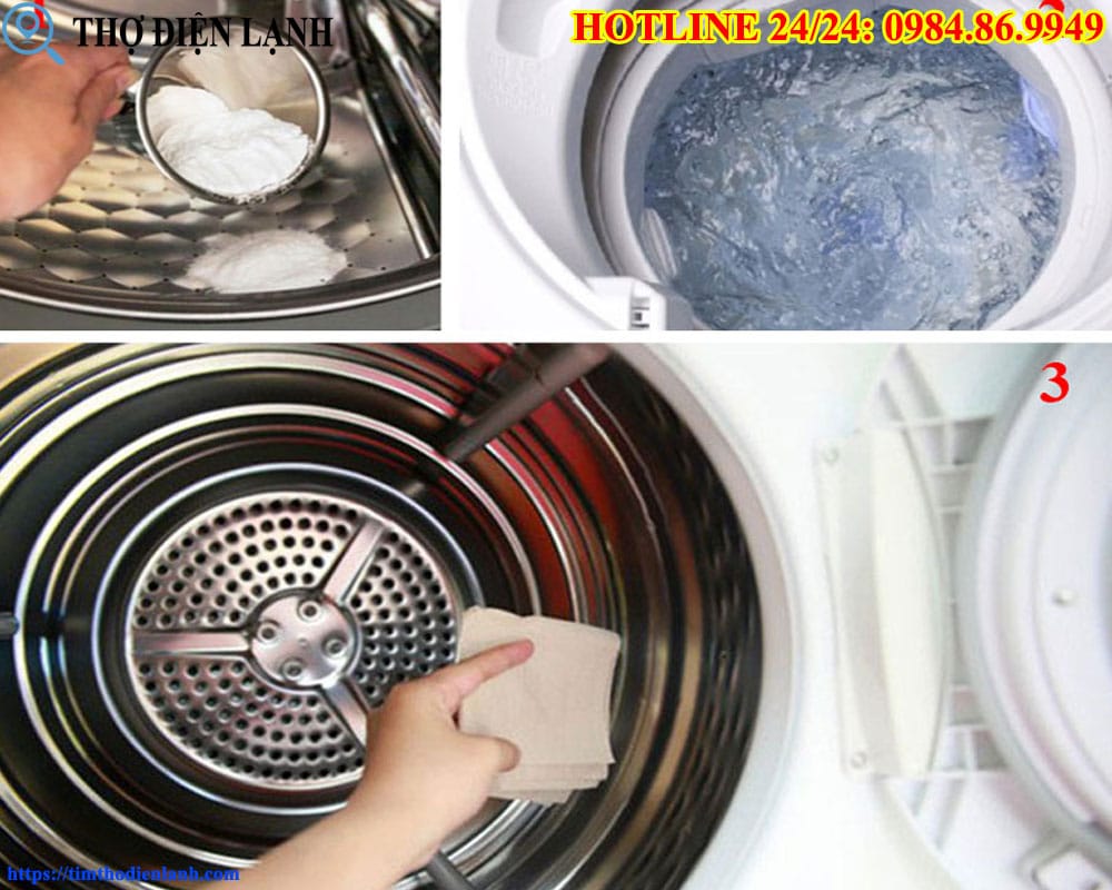 Vệ sinh máy giặt Indesit