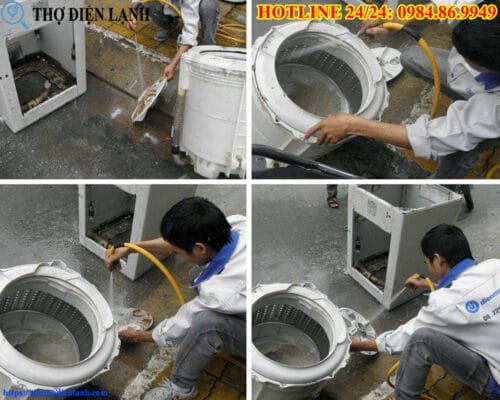 Vệ sinh máy giặt LG