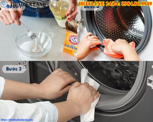 Vệ sinh máy giặt Miele