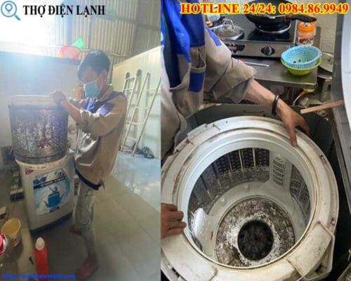 Vệ sinh máy giặt Samsung