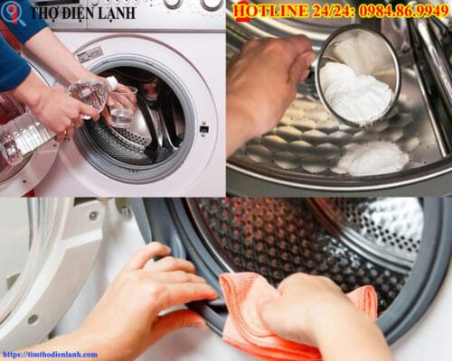 Vệ sinh máy giặt Whirlpool