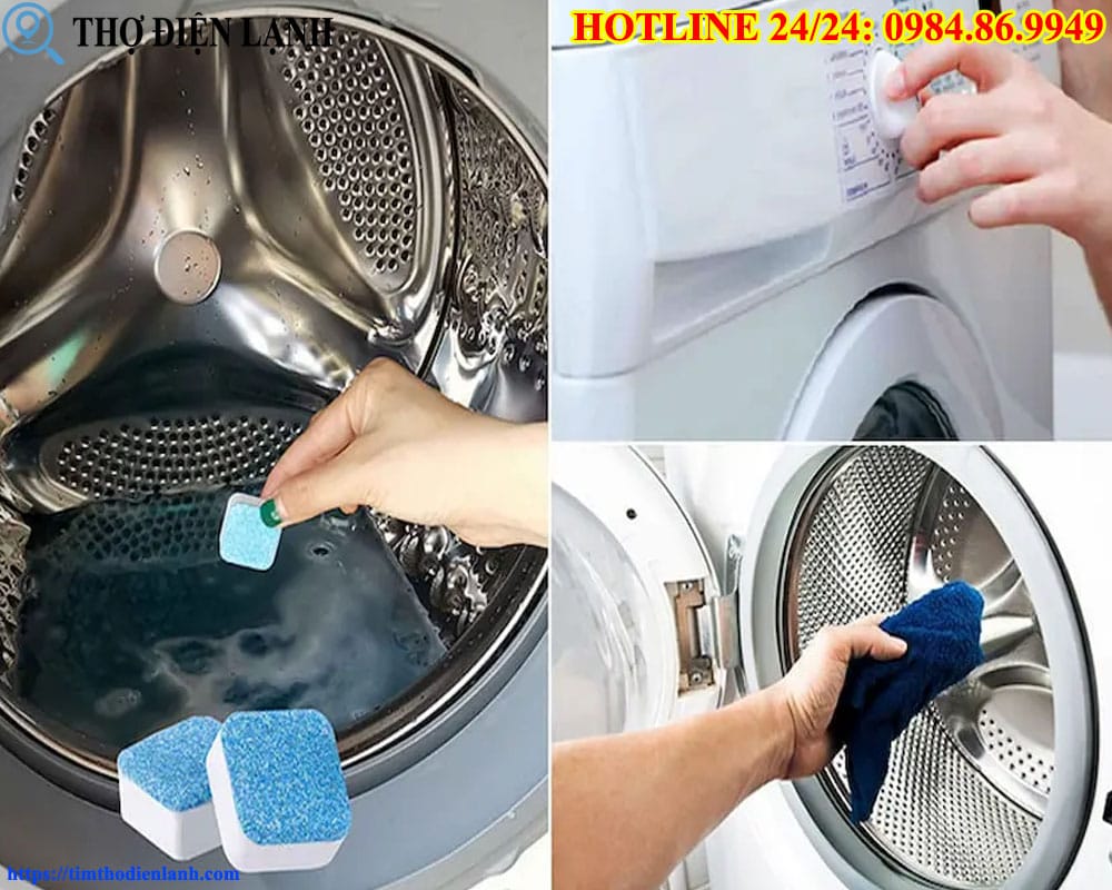 Vệ sinh máy giặt