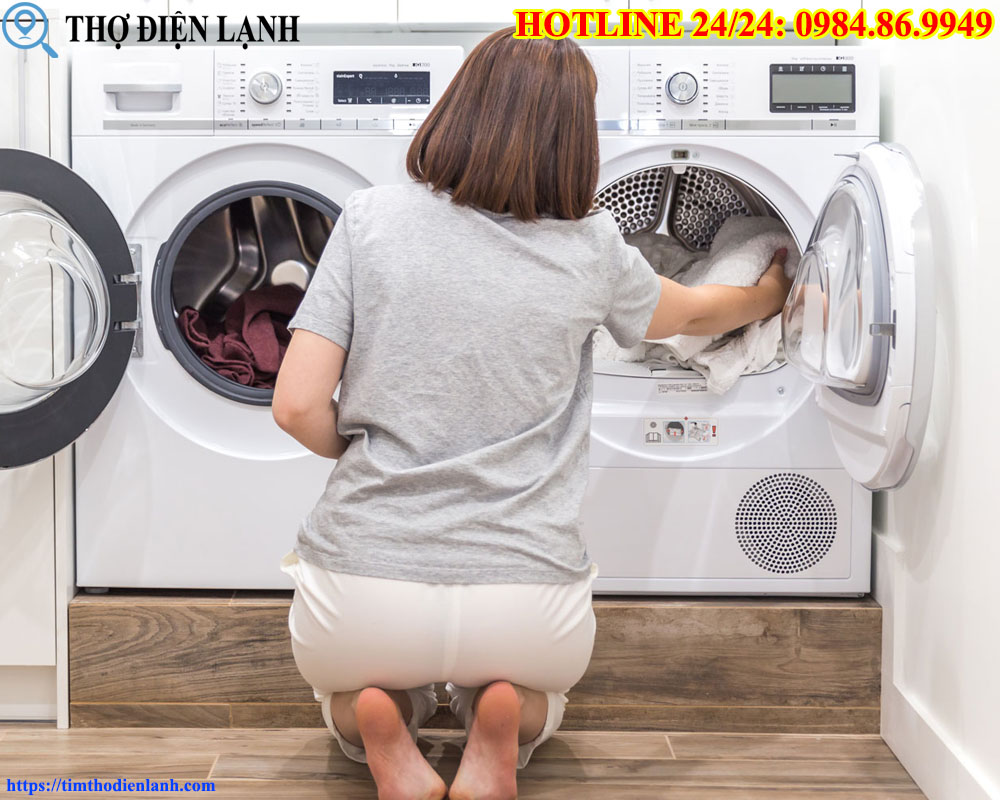 máy giặt AEG báo lỗi liên tục