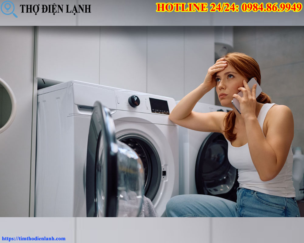 máy giặt Beko báo lỗi liên tục
