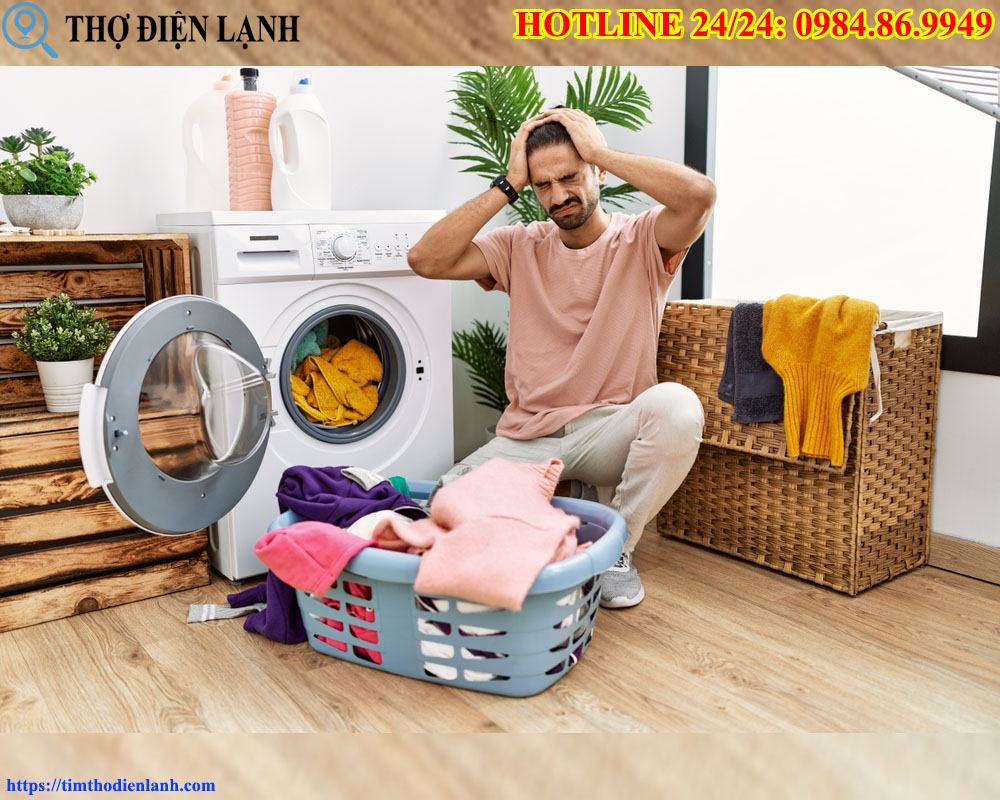máy giặt Bosch báo lỗi liên tục