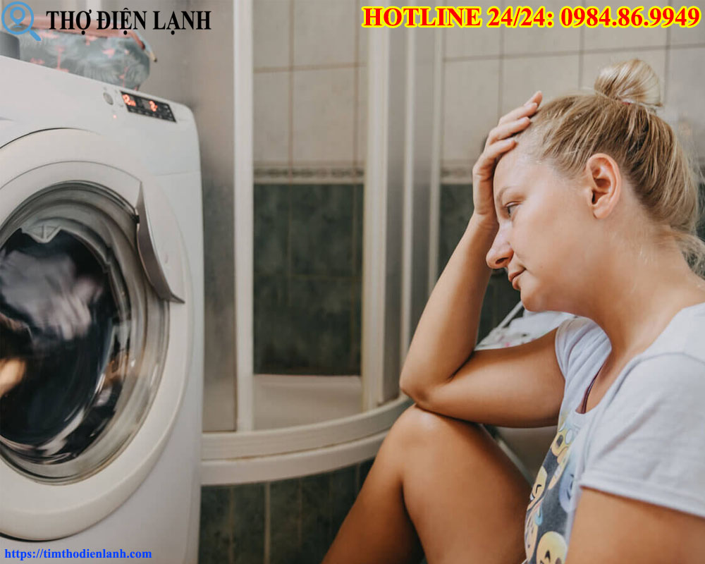 máy giặt Candy báo lỗi liên tục