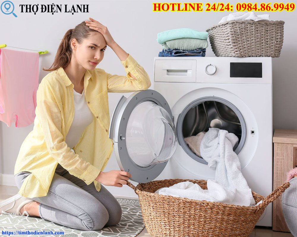 máy giặt Casper báo lỗi liên tục