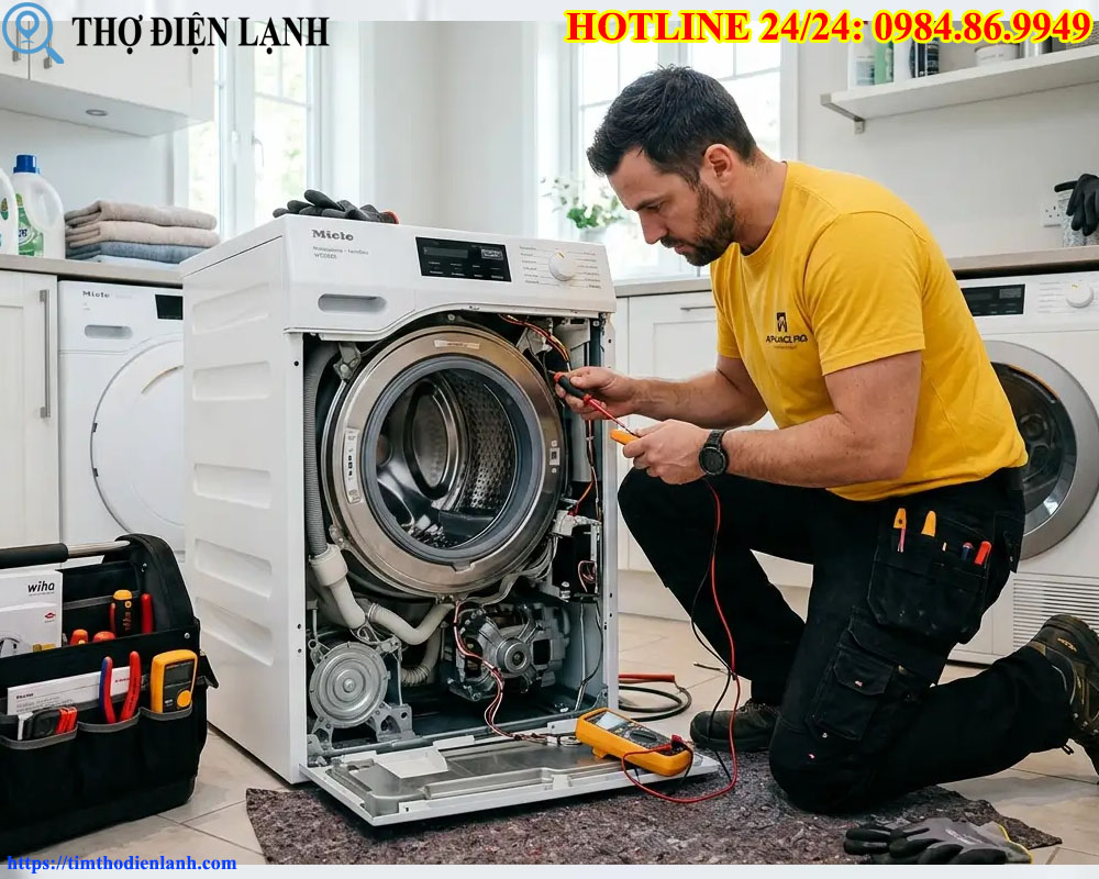 máy giặt Electrolux vừa cấp nước vừa xả