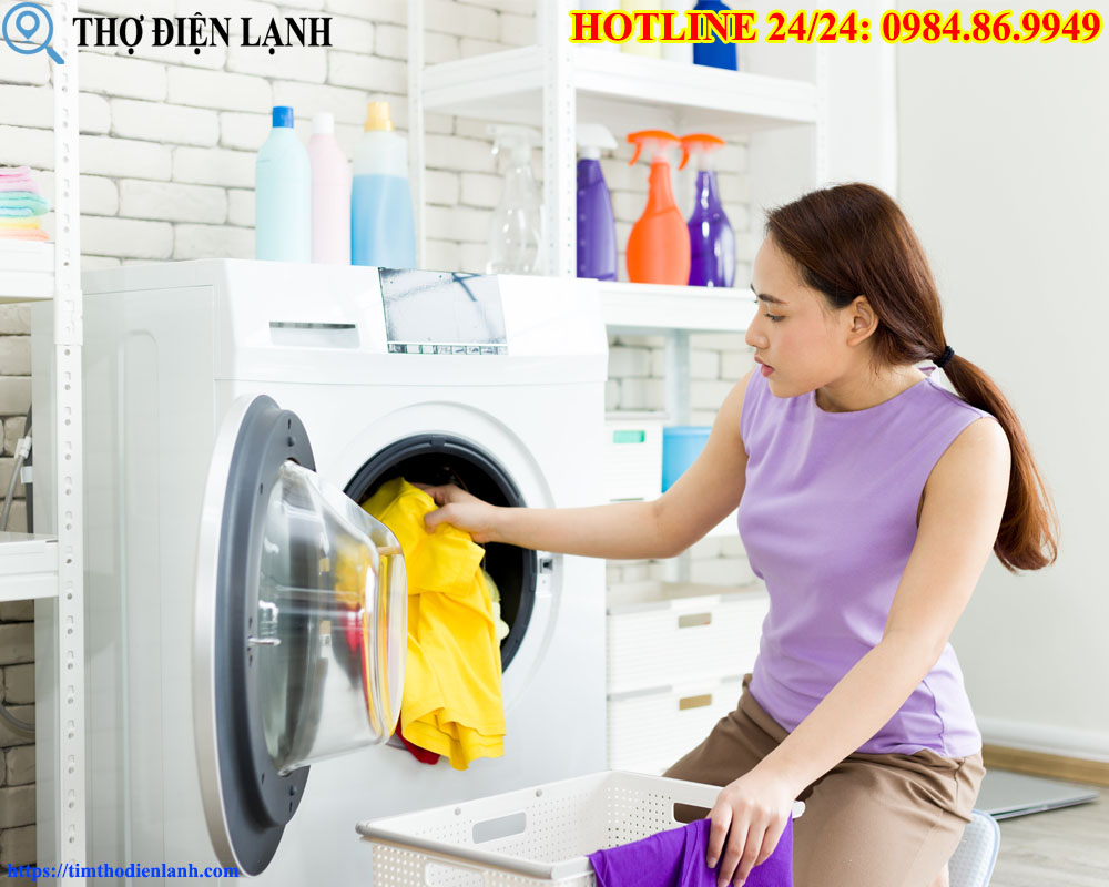 máy giặt Haier báo lỗi liên tục