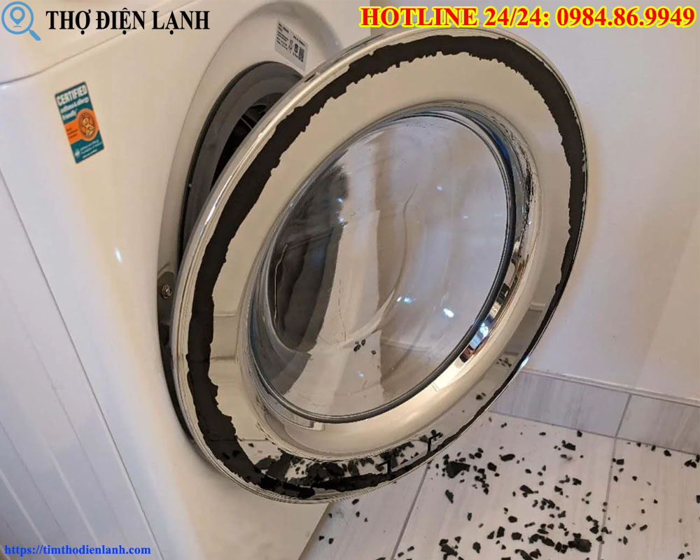 sửa cửa kính máy giặt Gree bị vỡ