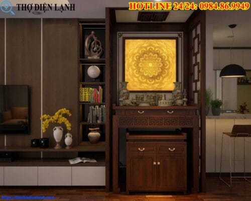Cách Bố Trí Bàn Thờ Trong Căn Hộ Chung Cư Chuẩn Phong Thủy