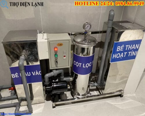 Lắp đặt mới Hệ thống xử lý nước thải phòng khám quy mô nhỏ