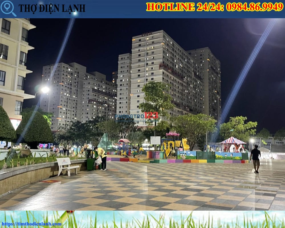 Sảnh chơi rộng rãi thoáng mát ở chung Đức Khải Quận 7