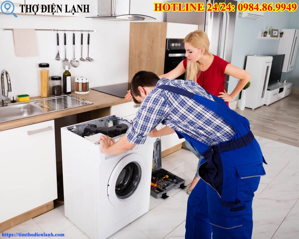 Thợ sửa máy giặt toshiba nước vào yếu tại nhà uy tín