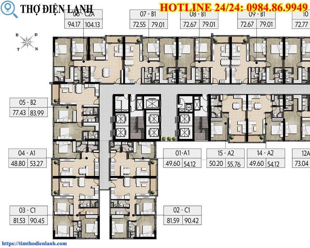 Xu hướng mặt bằng căn hộ đang năng 2026