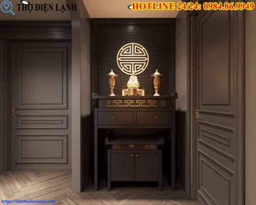 Xu hướng thiết kế tủ thờ chung cư hiện đại năm 2026