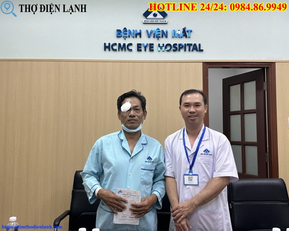 Bệnh nhân đã mổ đục thủy tinh thể Bệnh viện Mắt TP.HCM