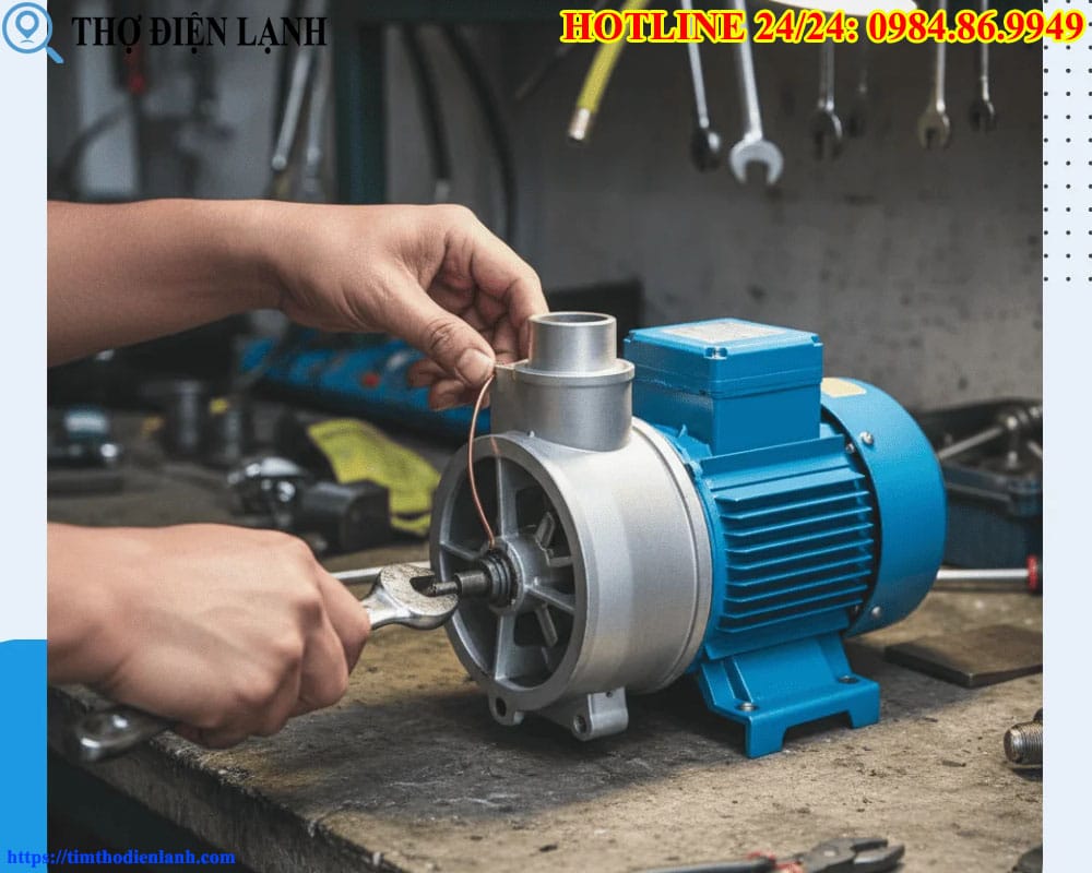 Cách sửa máy bơm chạy nhưng nước không lên