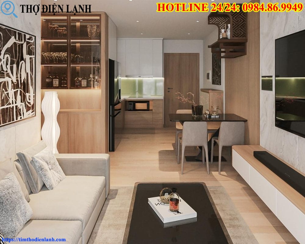 Căn hộ 50m2 saigon intela với thiết kế đầy đủ tiện ích